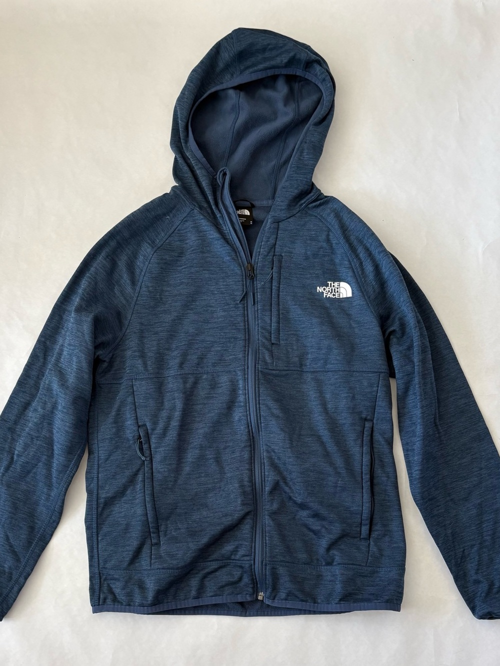 The North Face Dark Blue Hooded Full-Zip Jacket